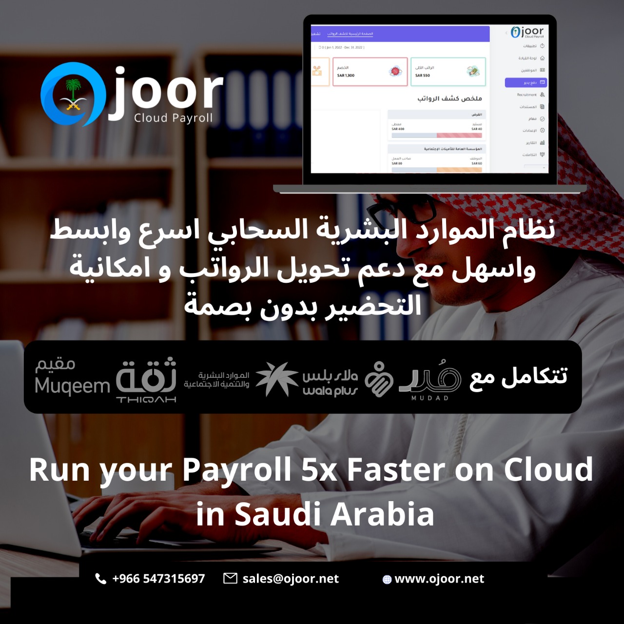 Time-Tracking Integration of Payroll Software in Saudi Arabia